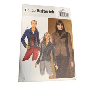 Butterick B5422 Sewing Pattern Size 8-14 Womens Jacket Uncut 2009